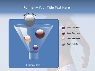 Woman Outside Sand PowerPoint Template