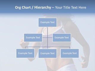 Woman Outside Sand PowerPoint Template