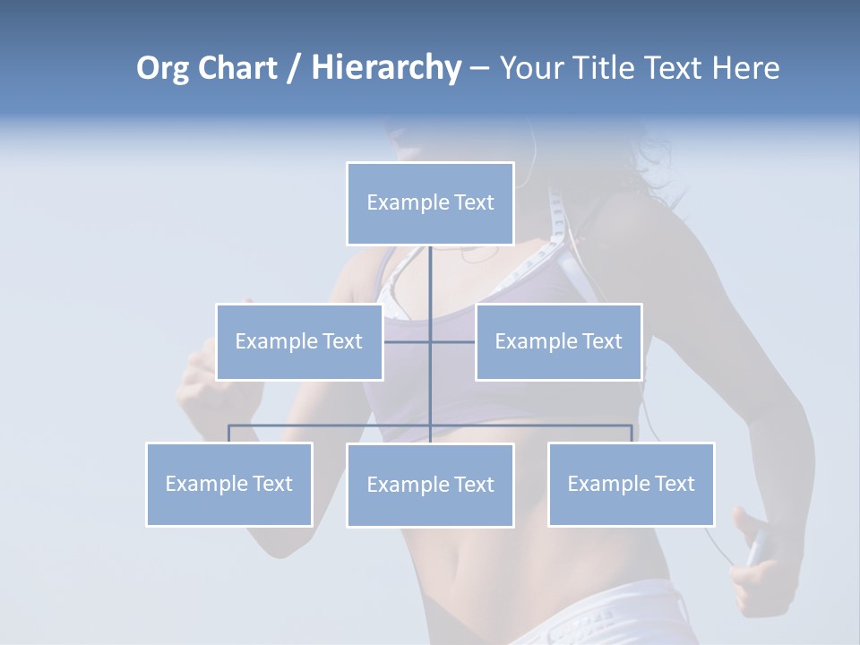 Woman Outside Sand PowerPoint Template