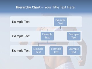 Woman Outside Sand PowerPoint Template