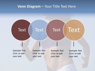 Woman Outside Sand PowerPoint Template