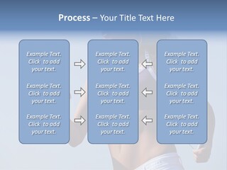 Woman Outside Sand PowerPoint Template