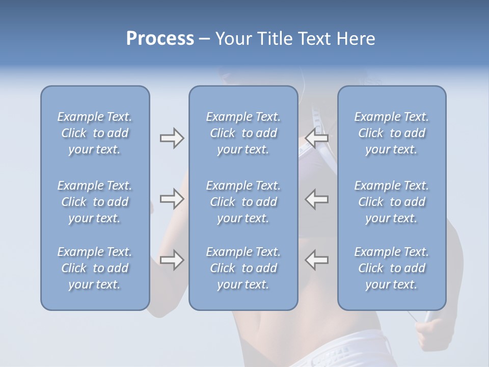 Woman Outside Sand PowerPoint Template