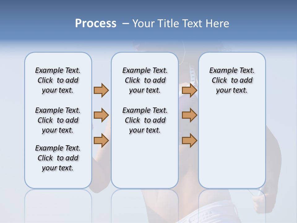 Woman Outside Sand PowerPoint Template