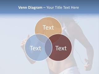 Woman Outside Sand PowerPoint Template