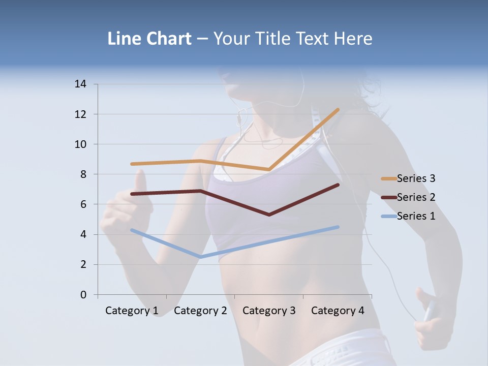 Woman Outside Sand PowerPoint Template