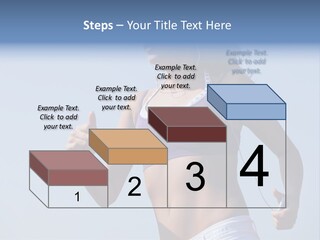 Woman Outside Sand PowerPoint Template