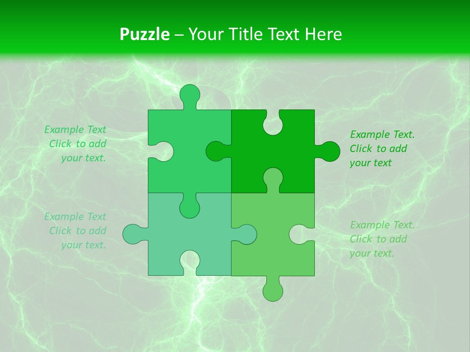 Energy Alien Charge PowerPoint Template