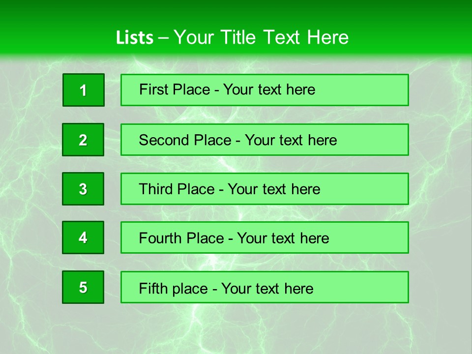 Energy Alien Charge PowerPoint Template