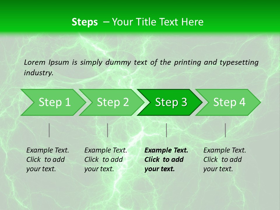 Energy Alien Charge PowerPoint Template