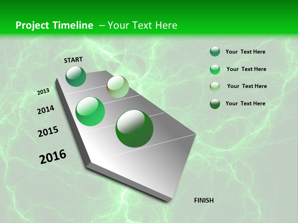 Energy Alien Charge PowerPoint Template