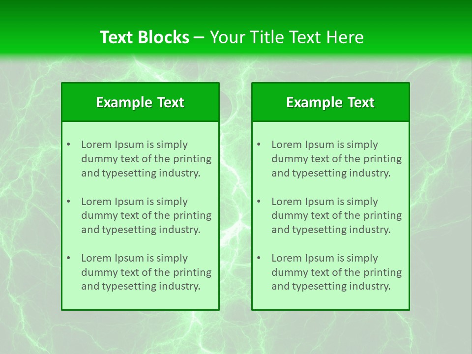 Energy Alien Charge PowerPoint Template