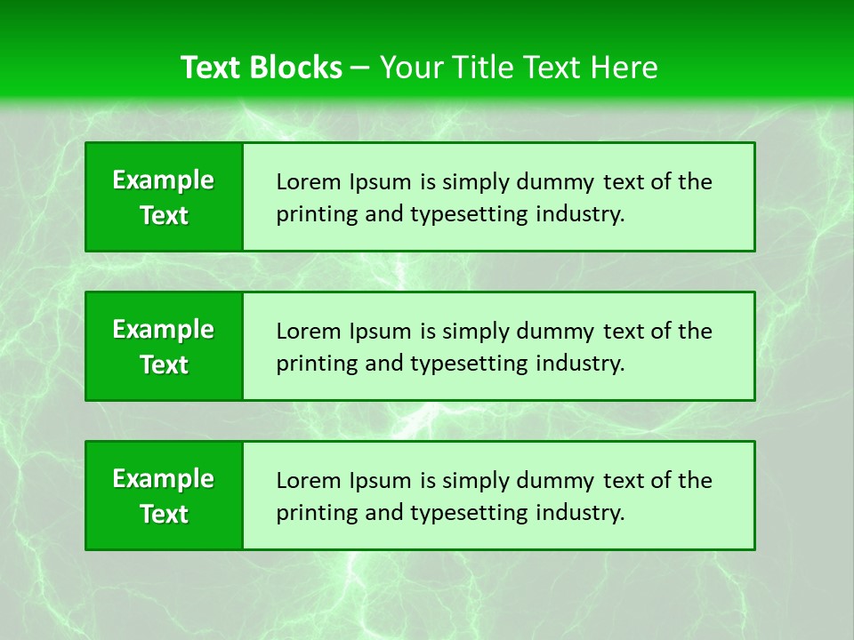 Energy Alien Charge PowerPoint Template