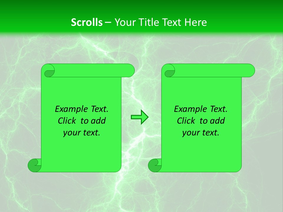 Energy Alien Charge PowerPoint Template