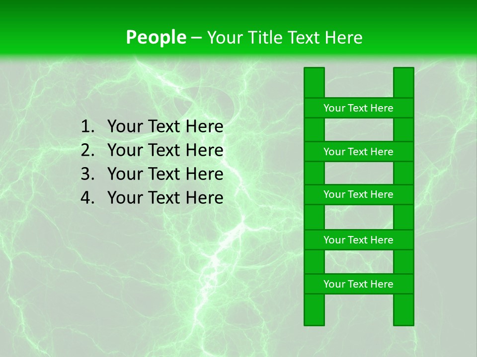 Energy Alien Charge PowerPoint Template