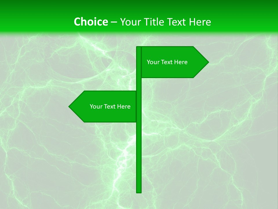 Energy Alien Charge PowerPoint Template