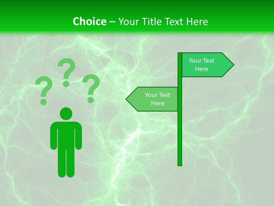 Energy Alien Charge PowerPoint Template