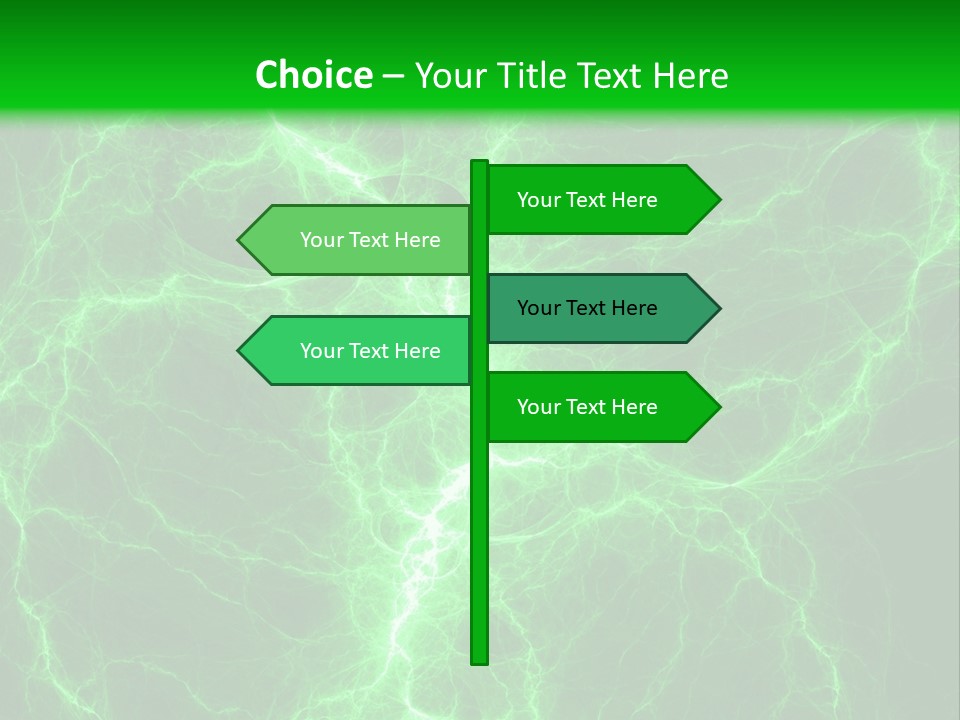 Energy Alien Charge PowerPoint Template