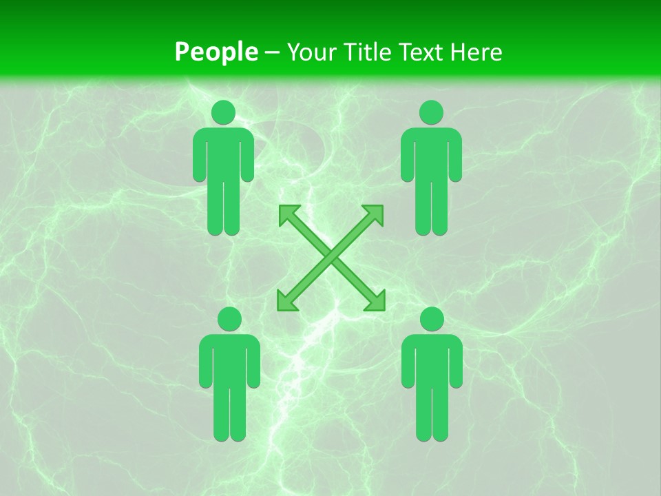 Energy Alien Charge PowerPoint Template