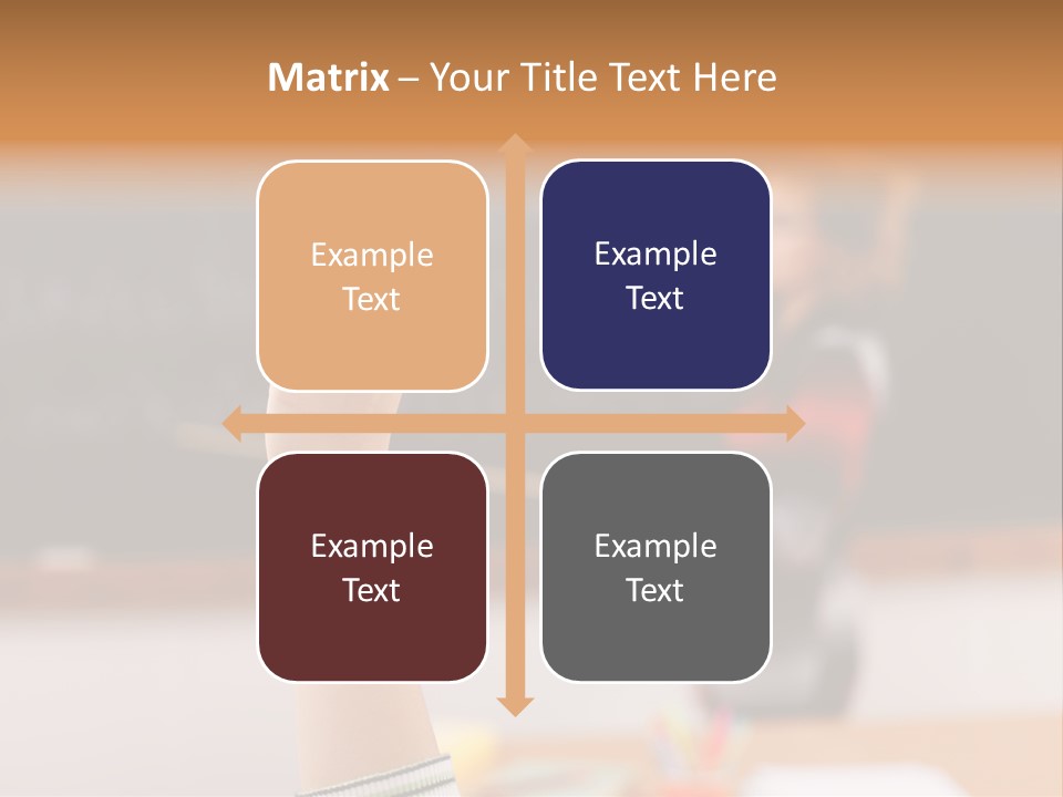 Point Class Hand PowerPoint Template
