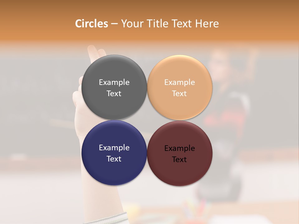 Point Class Hand PowerPoint Template