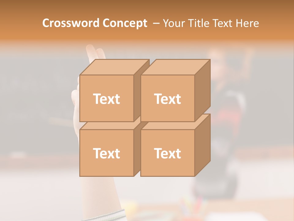 Point Class Hand PowerPoint Template
