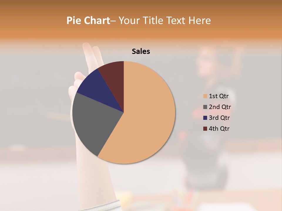 Point Class Hand PowerPoint Template