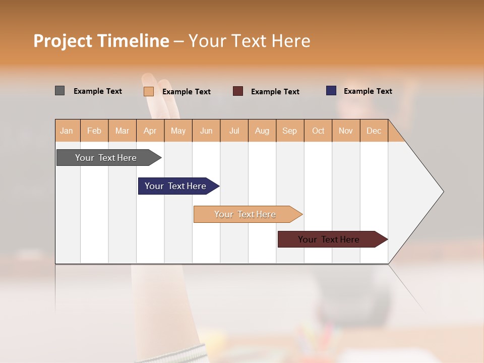 Point Class Hand PowerPoint Template
