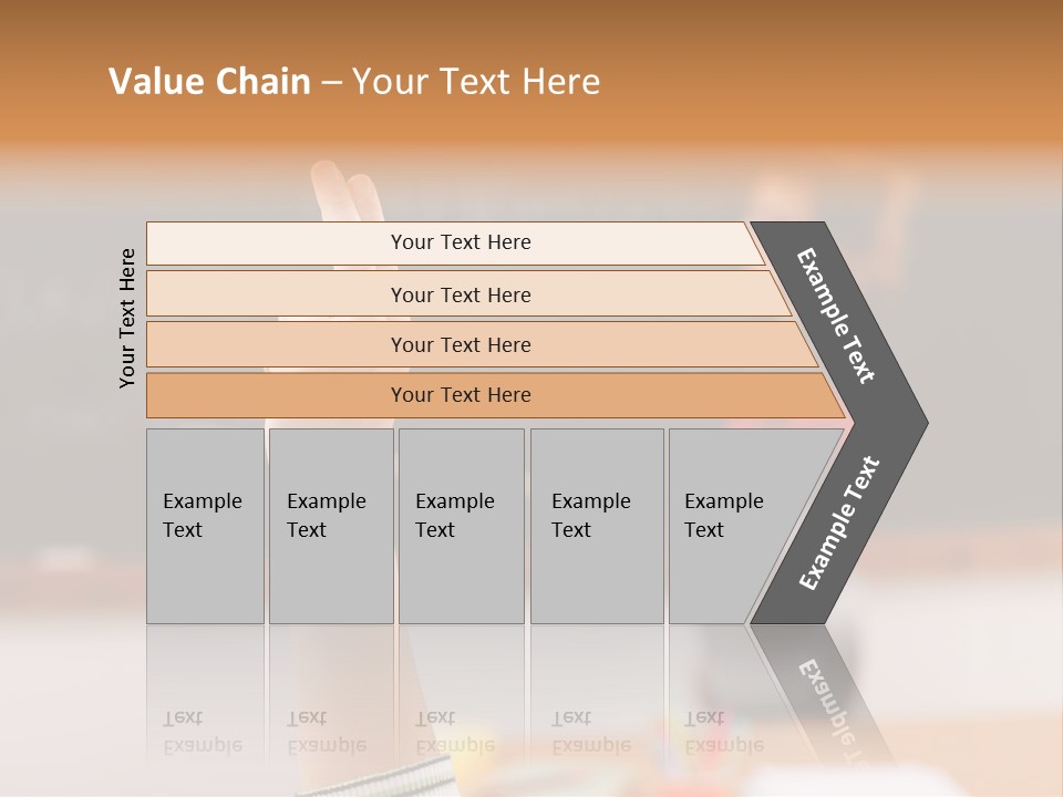 Point Class Hand PowerPoint Template