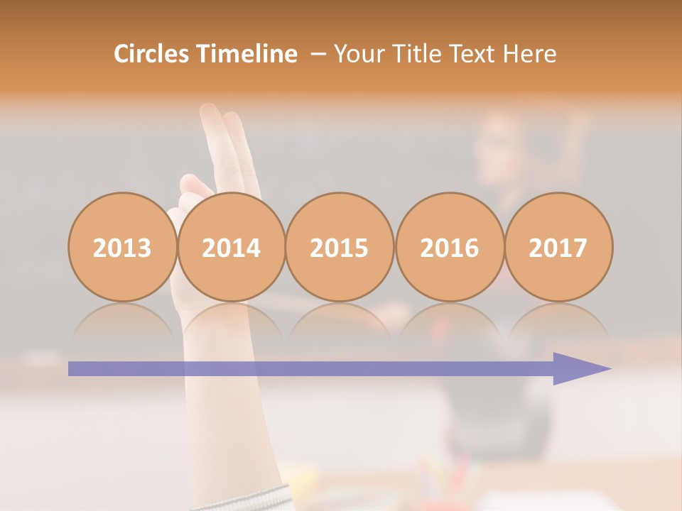 Point Class Hand PowerPoint Template