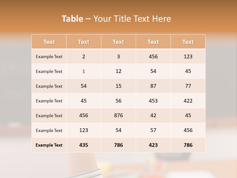 Point Class Hand PowerPoint Template