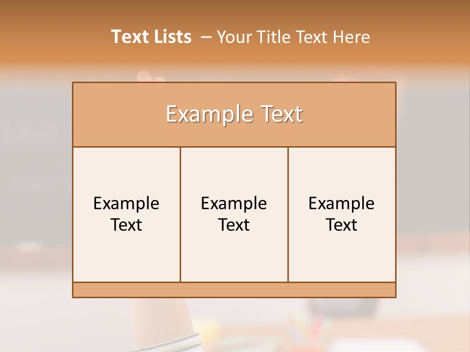 Point Class Hand PowerPoint Template