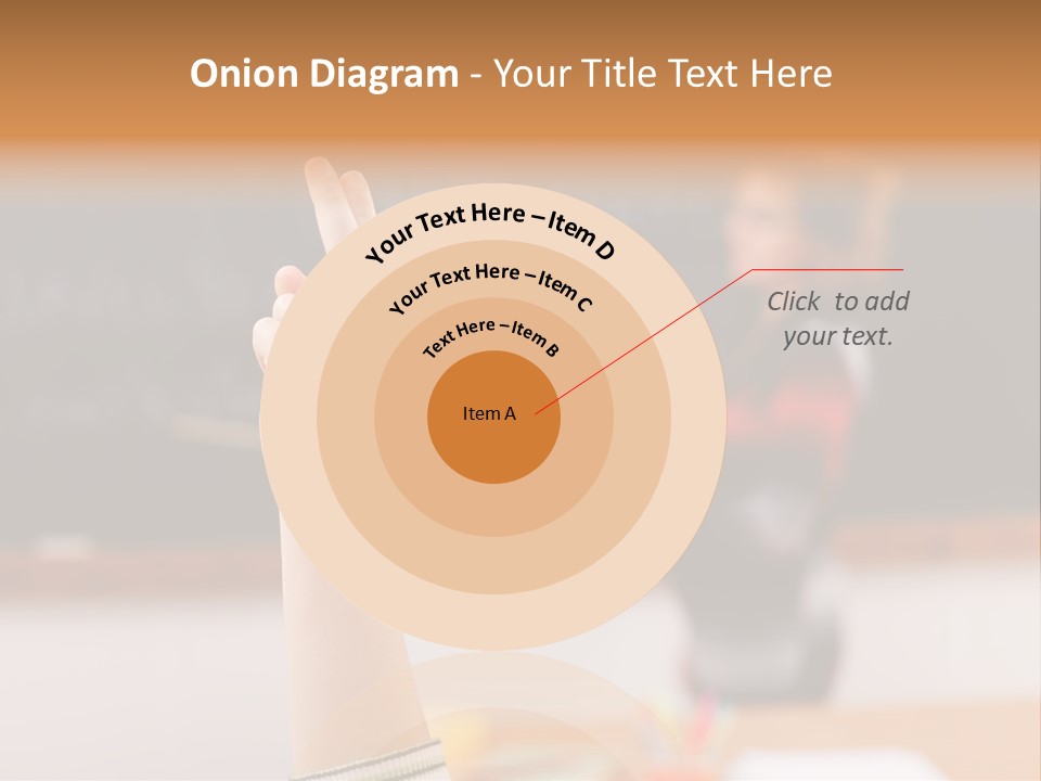 Point Class Hand PowerPoint Template