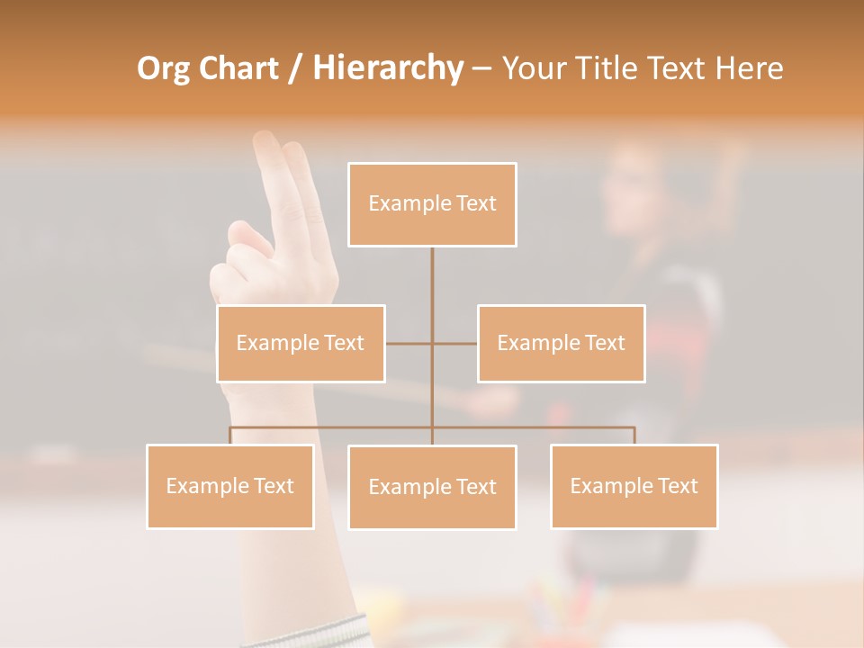 Point Class Hand PowerPoint Template