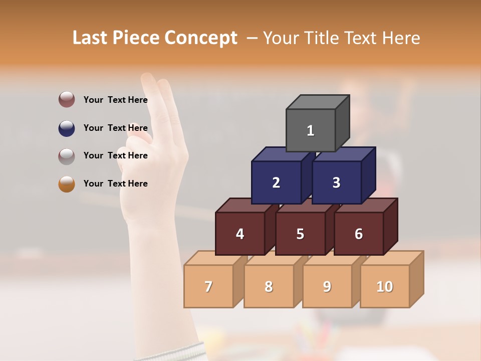 Point Class Hand PowerPoint Template