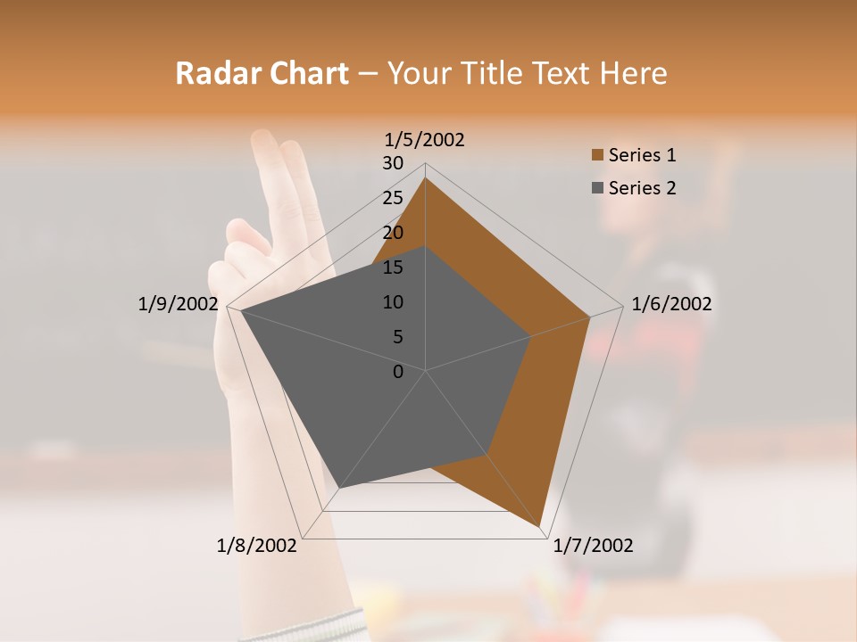 Point Class Hand PowerPoint Template