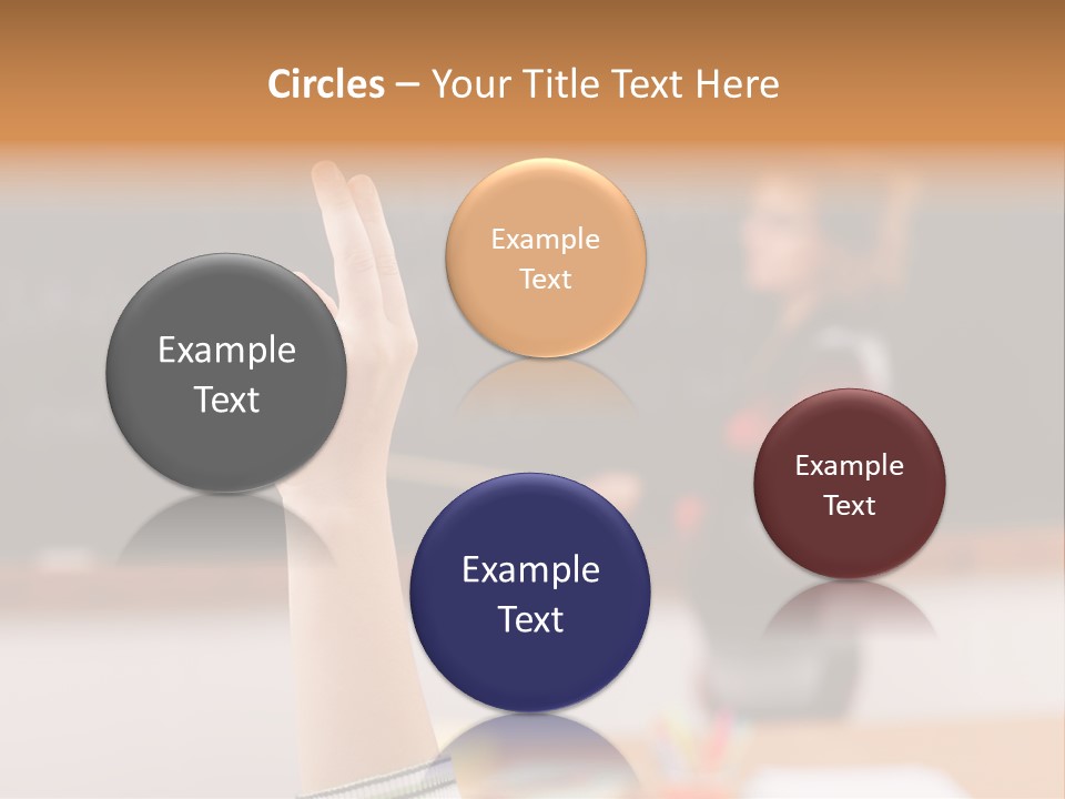 Point Class Hand PowerPoint Template
