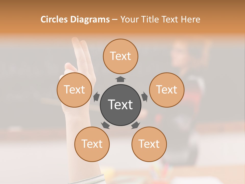 Point Class Hand PowerPoint Template