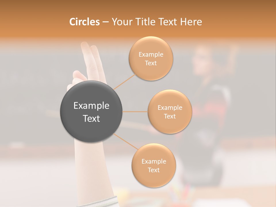 Point Class Hand PowerPoint Template