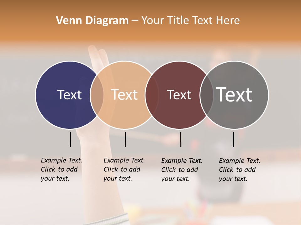 Point Class Hand PowerPoint Template