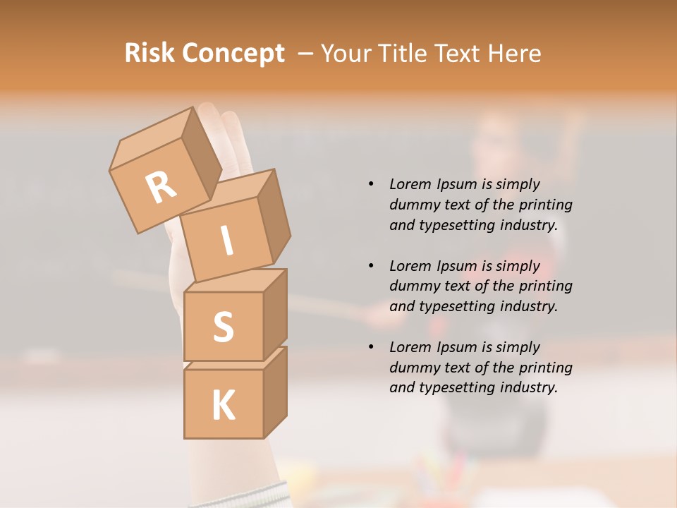 Point Class Hand PowerPoint Template