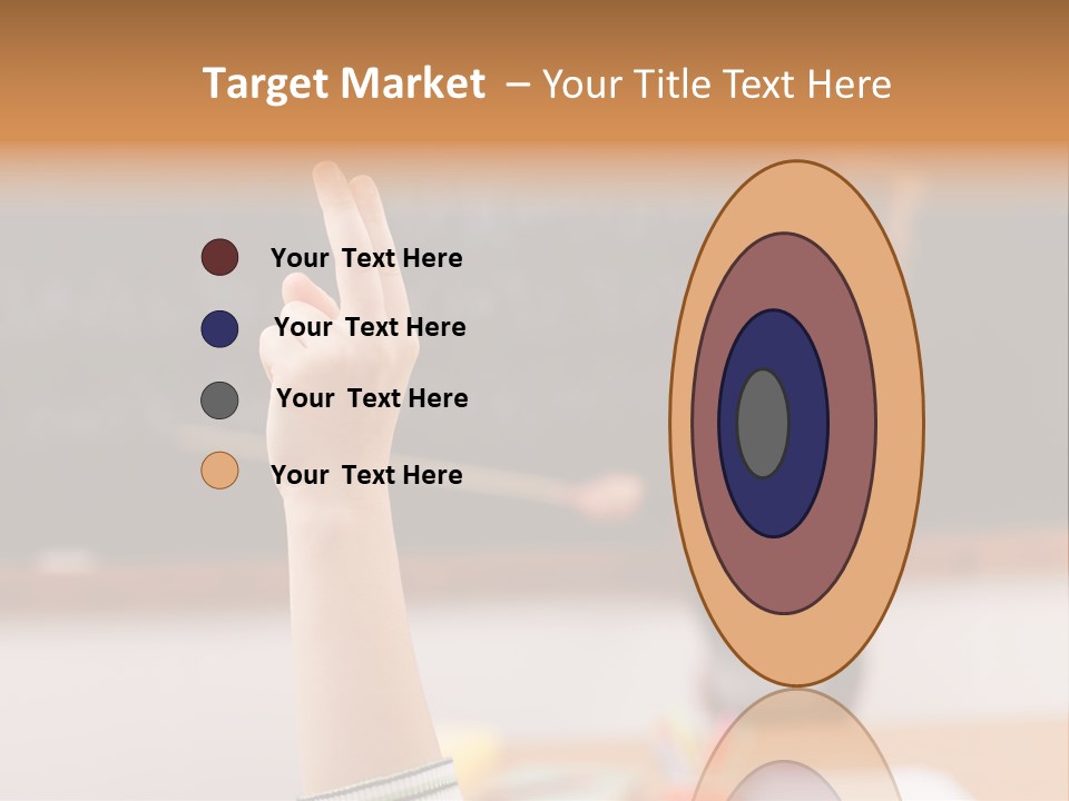 Point Class Hand PowerPoint Template