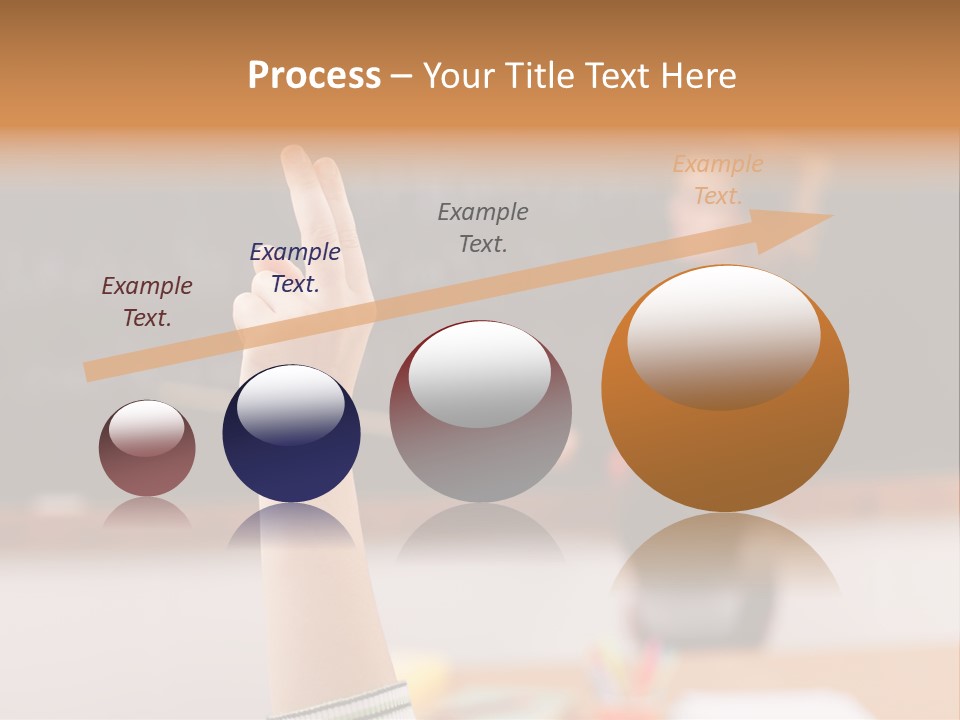 Point Class Hand PowerPoint Template