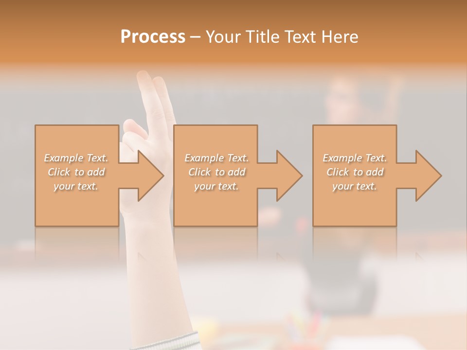 Point Class Hand PowerPoint Template