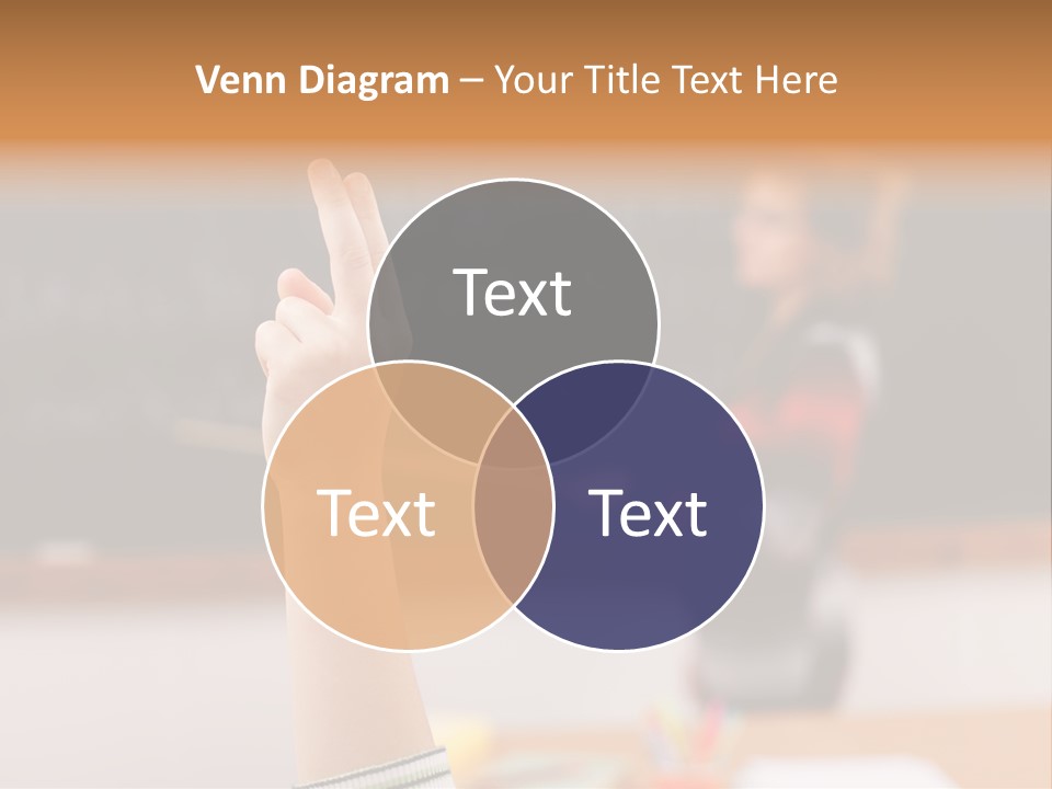 Point Class Hand PowerPoint Template