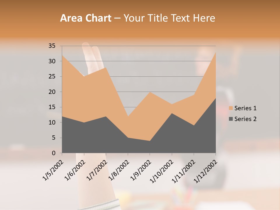 Point Class Hand PowerPoint Template