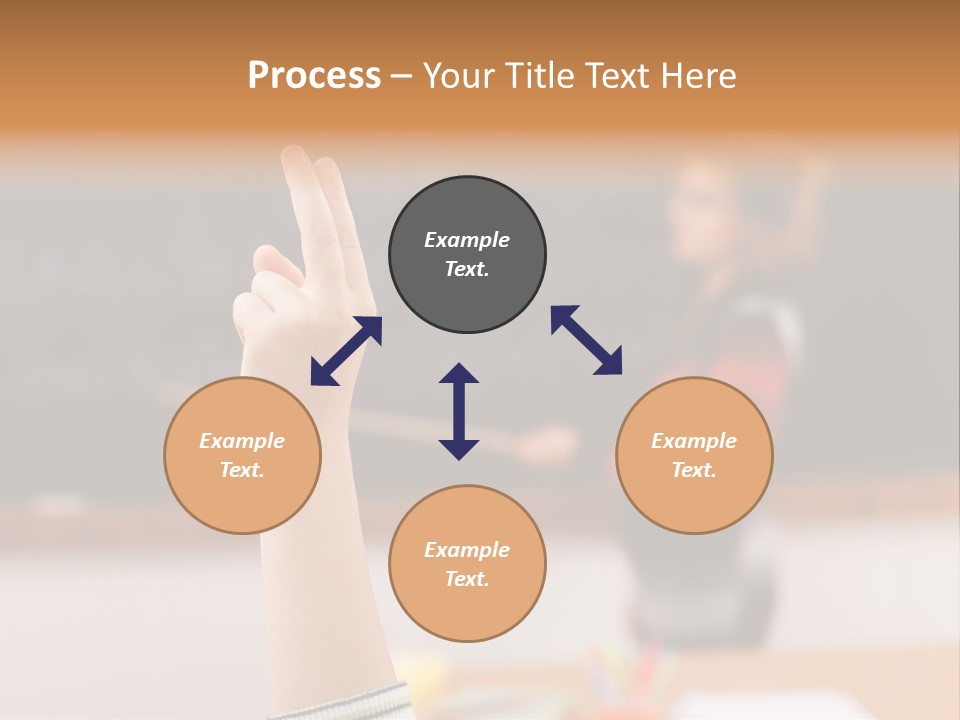 Point Class Hand PowerPoint Template