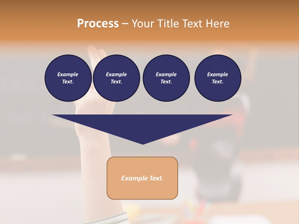 Point Class Hand PowerPoint Template