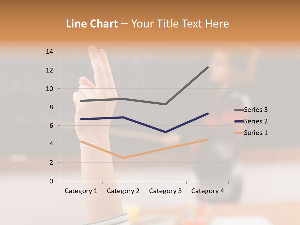 Point Class Hand PowerPoint Template