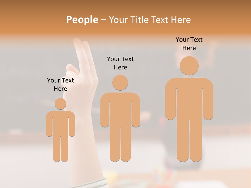 Point Class Hand PowerPoint Template